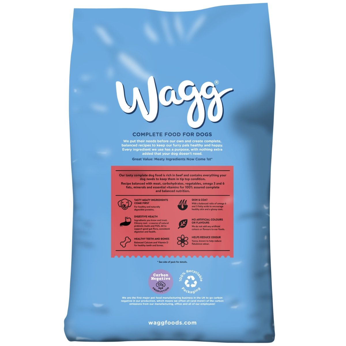 Wagg Meaty Goodness Beef Veg Kg Vital Pet Group