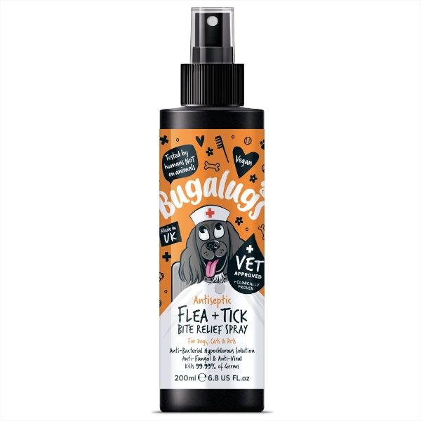 Bugalugs Antiseptic Flea & Tick Bite Relief 200ml