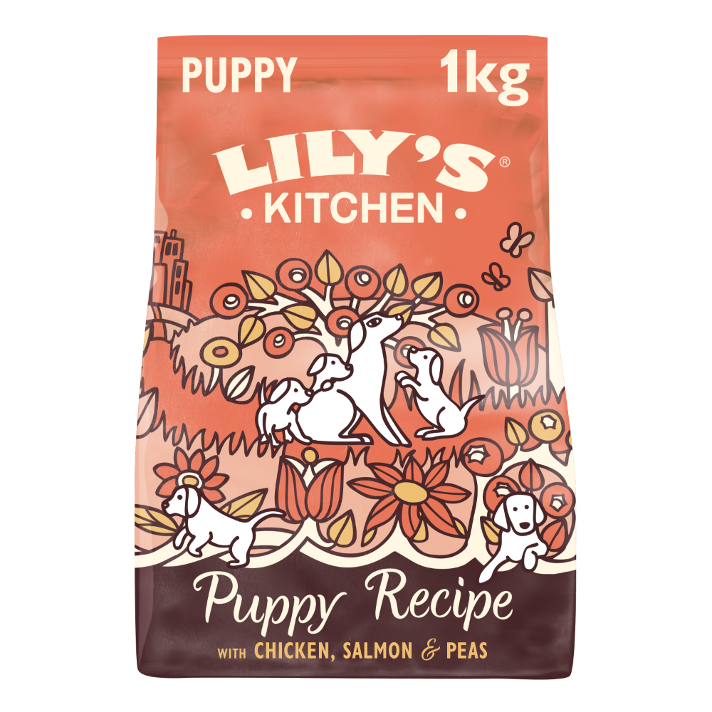 Lily S Kitchen Puppy Chicken Salmon GrainFree Recipe 1kg Vital Pet Group   72486 1000x1000 