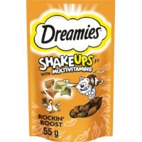 DREAMIES Shakeups Rockin Roost Cat Treats 55g