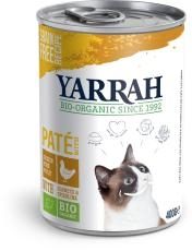 Yarrah Organic Cat Pate Chicken Spirulina & Seaweed 400g