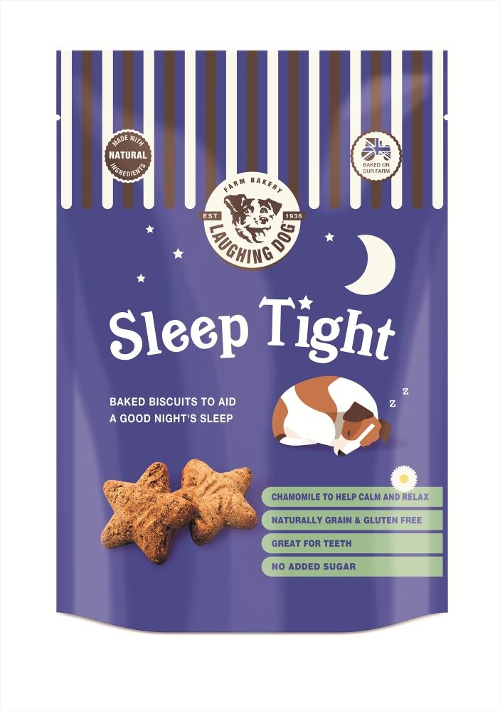 Laughing Dog Grain Free Sleep Tight Chamomile Biscuit 125g - Vital Pet