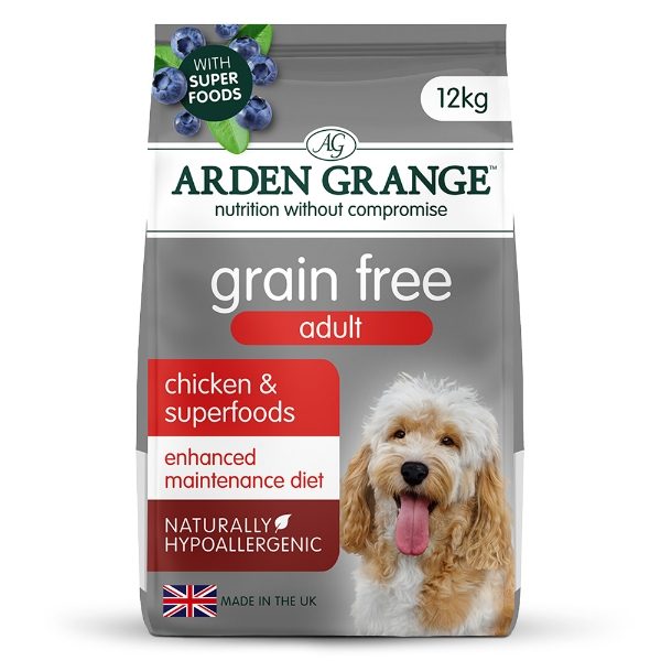 Arden Grange Grain Free Adult Chicken & Superfoods 12kg