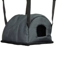 Classic Cuddle Up Rat Chinchilla Igloo: Grey Weave