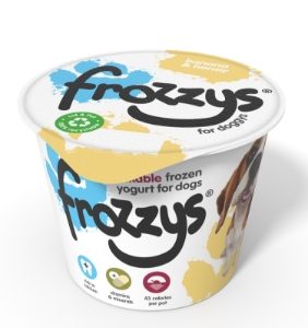 Frozzys Banana & Honey Frozen Yogurt for Dogs