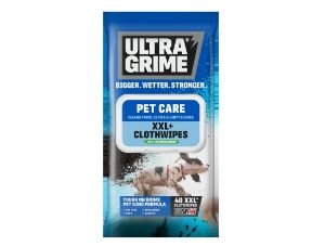 Ultragrime Pet Care Xxl+ Clothwipes 40pk