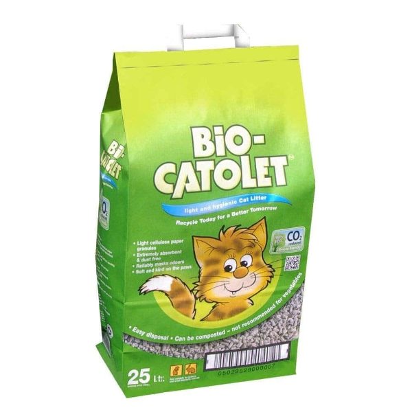 Bio Catolet Litter (100% Recycled Paper) 25 Litre