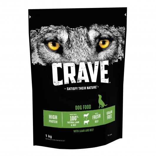 Crave Dog Complete With Lamb & Beef 1kg - Vital Pet Group