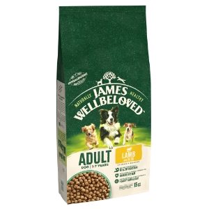 James Wellbeloved Adult Dog Dry Maintenance Lamb & Rice Kibble 15kg