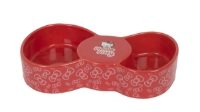 Hello Kitty Bowtastic Ceramic 2 Section Feeding Bowl