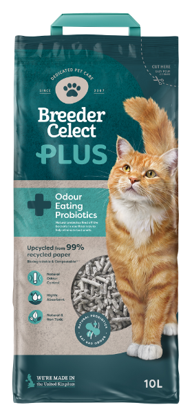 Breeder Celect PLUS Probiotic Paper Cat Litter 10L