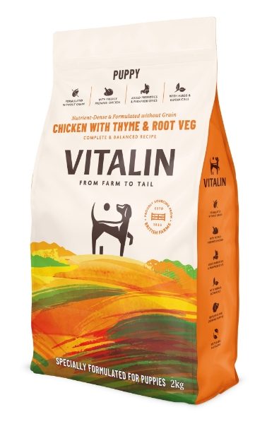 Vitalin Puppy Chicken with Veg & Thyme 2KG