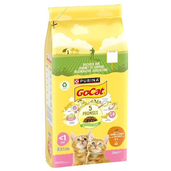 Go-Cat Kitten With Chicken Milk & Vegetables 2kg