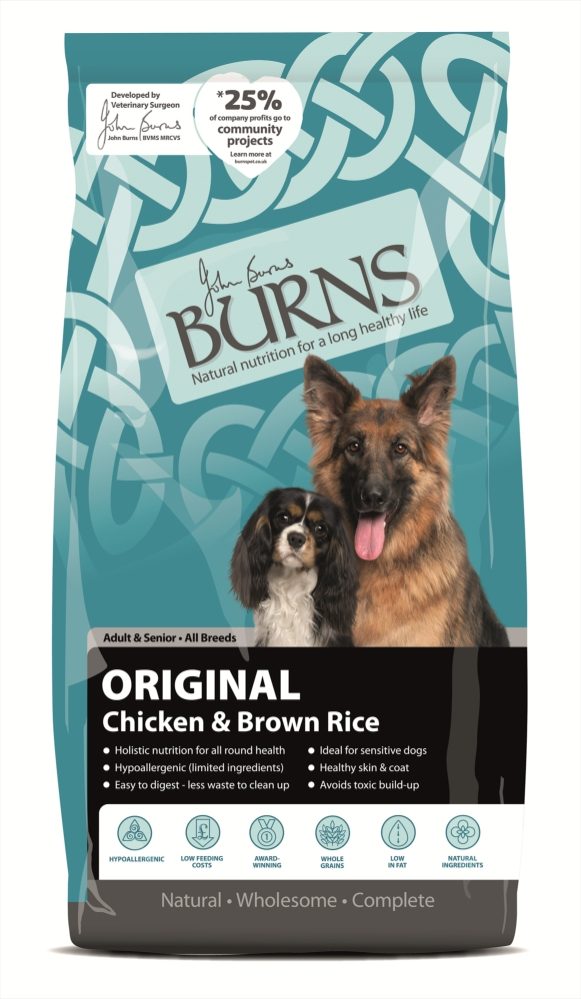 Burns Original Chicken & Brown Rice 12kg - Vital Pet Group