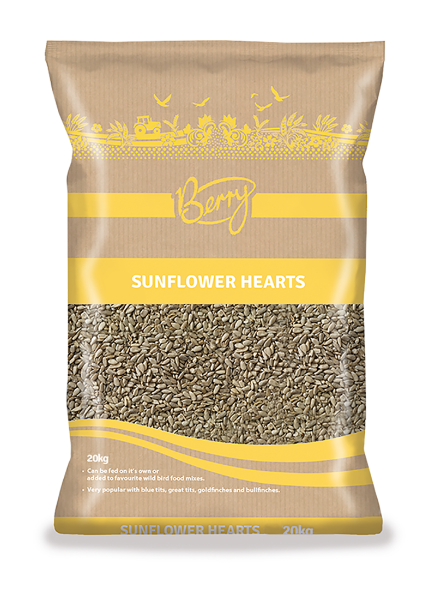 Berry Sunflower Hearts 20kg