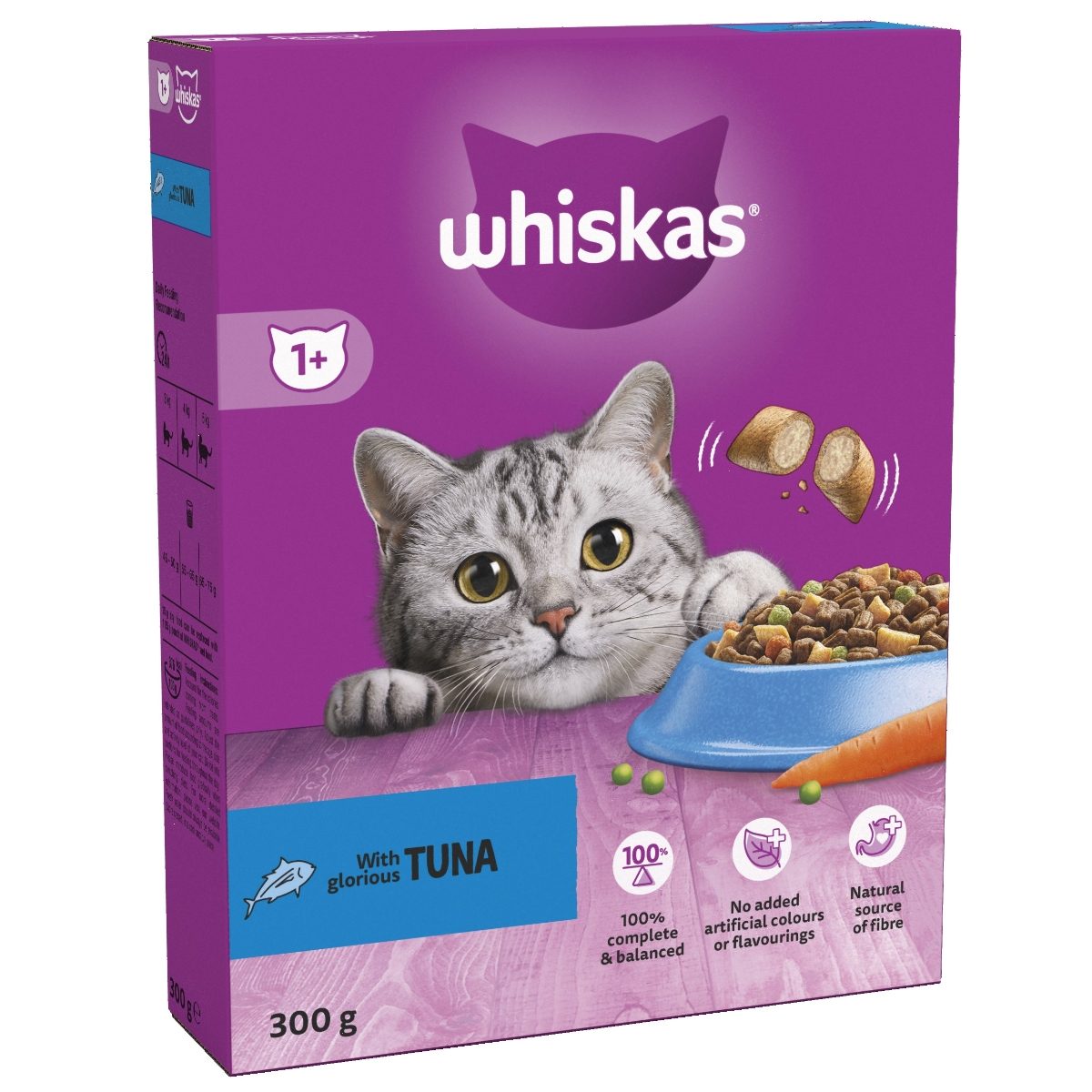 Whiskas 1+ Cat Complete Dry With Tuna 300g Vital Pet Group