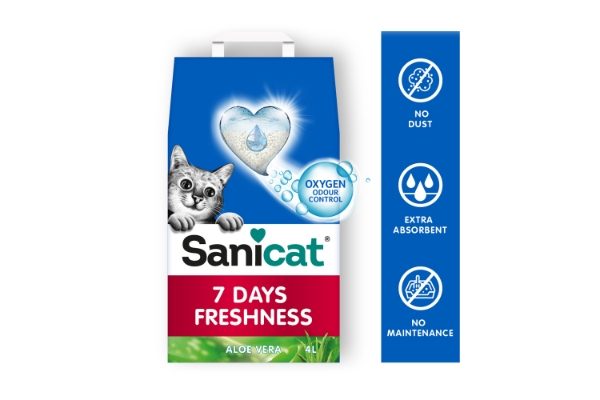 Sanicat 7 Days Freshness Aloe Vera Cat Litter 4l