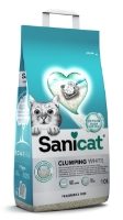 Sanicat Clumping White Fragrance Free Cat Litter 10l