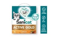 Sanicat Active Gold Argan Cat Litter 6ltr